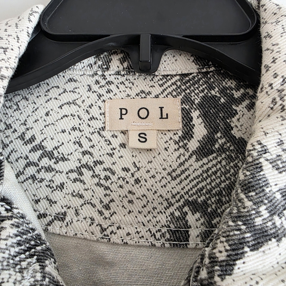 POL Monochrome Snake Print Jacket - Picture 3 of 7